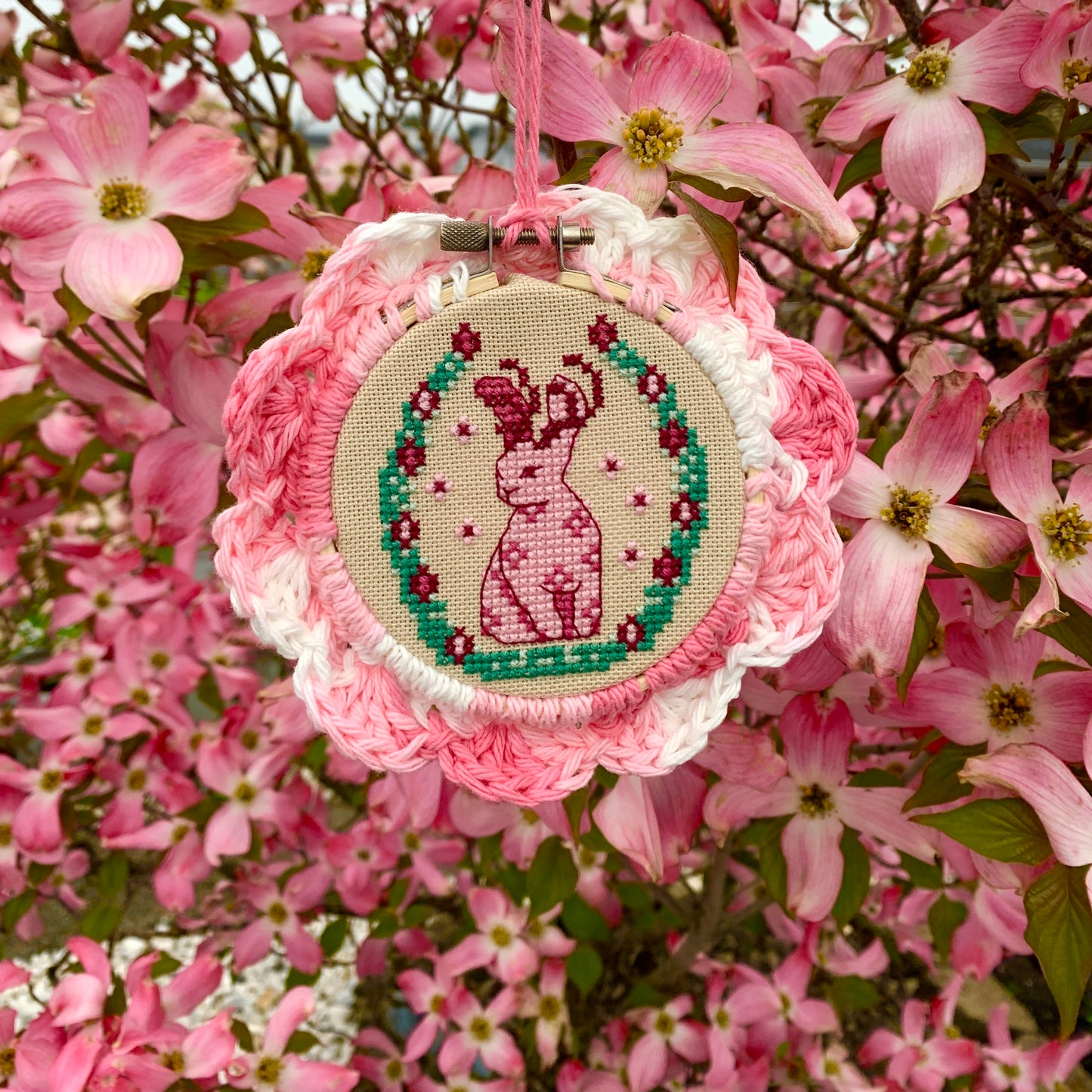 Cherry Blossom Jackalope Freebie