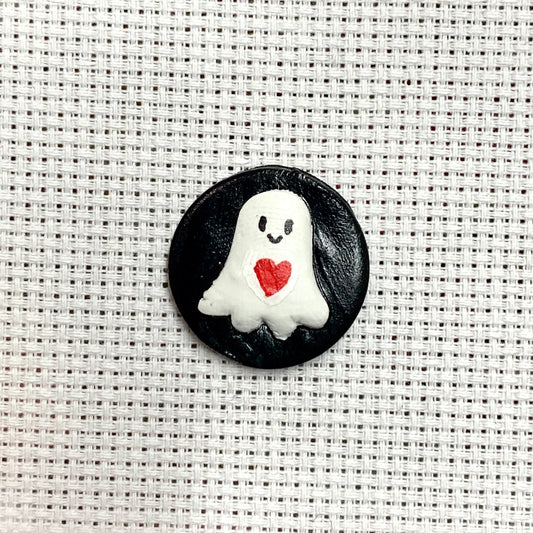 Ghost with a Heart Needle Minder
