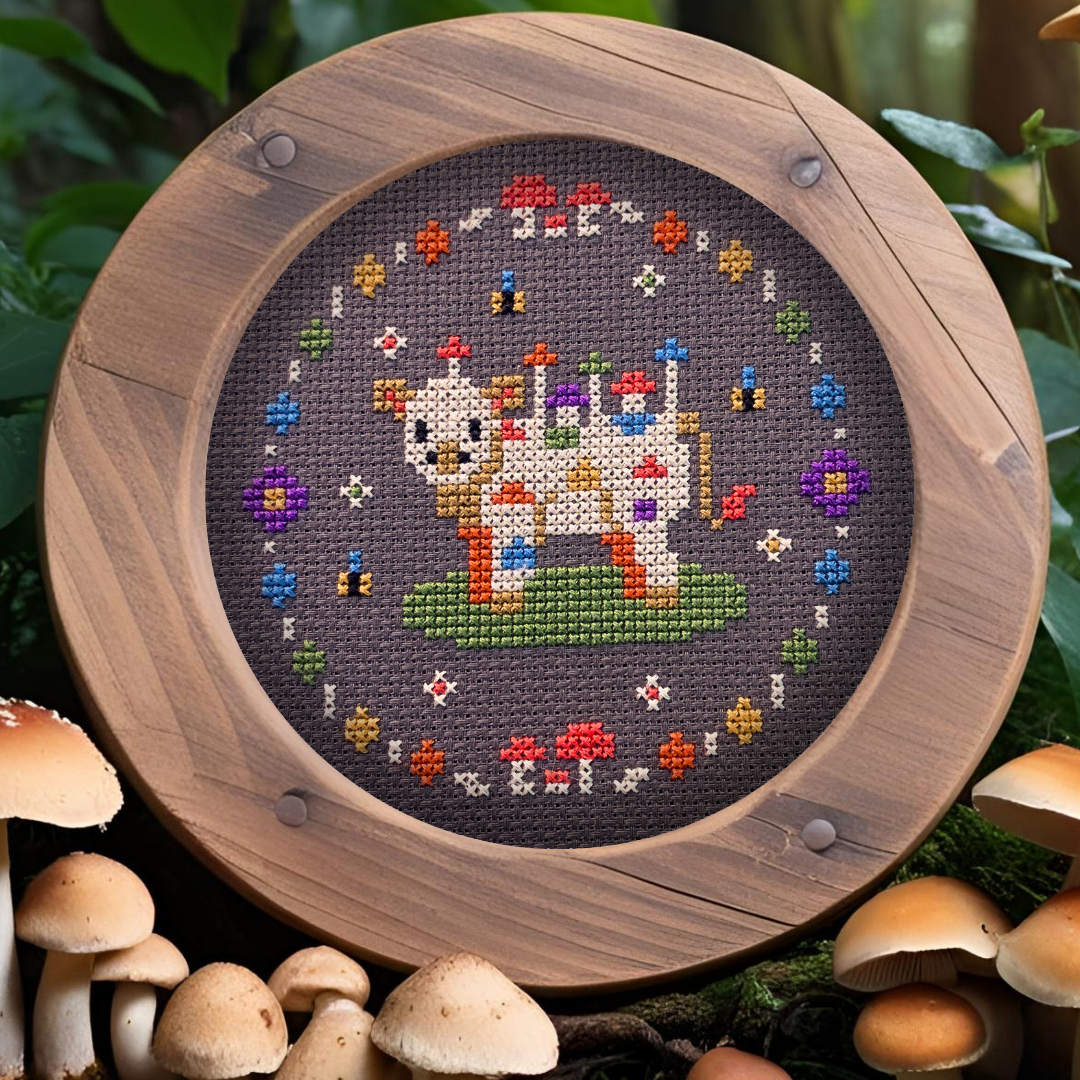Cow String Mushroom Cow – World On A String by Dara